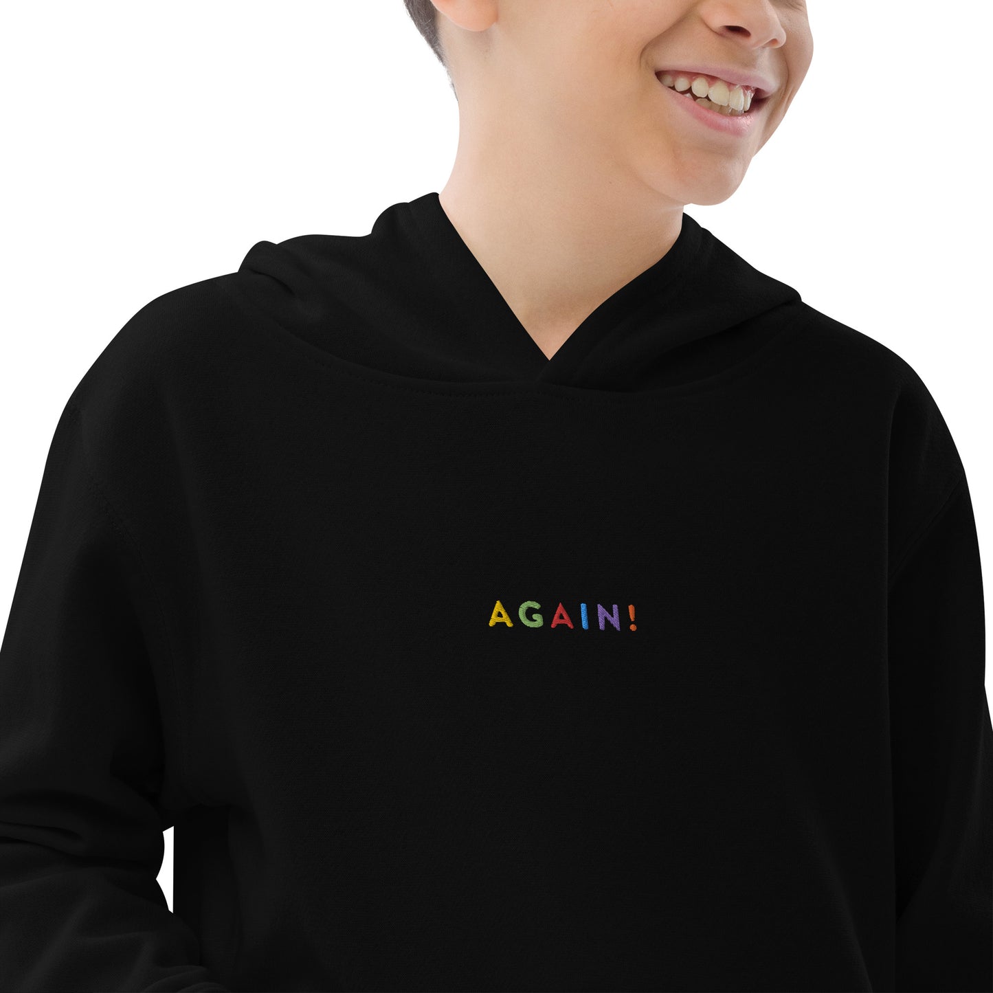 AGAIN! Kids Fleece Hoodie