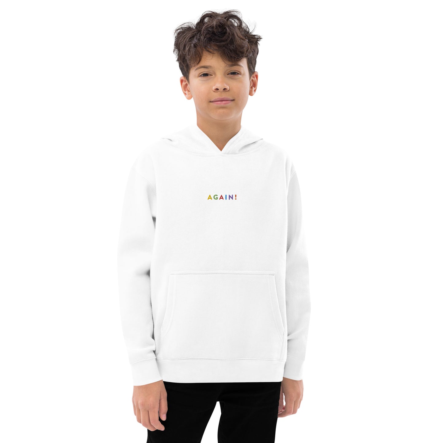 AGAIN! Kids Fleece Hoodie