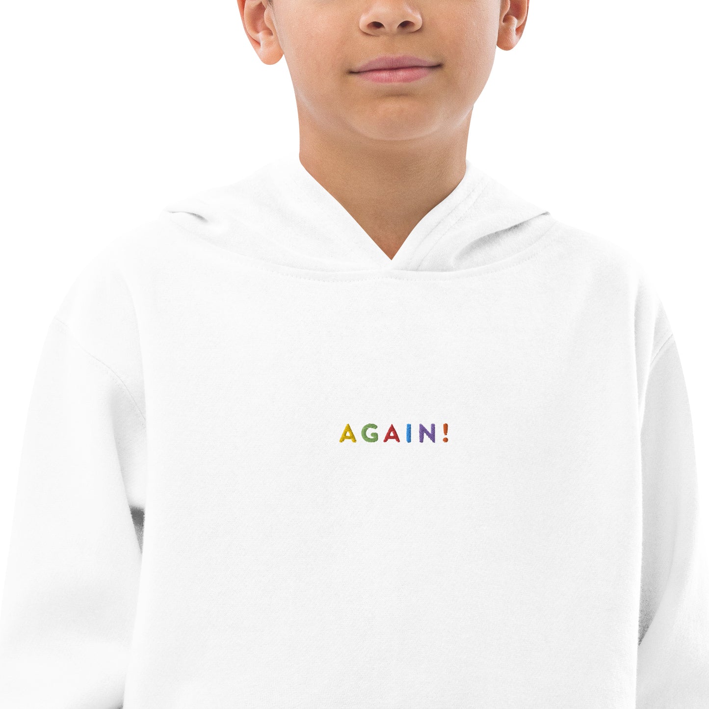 AGAIN! Kids Fleece Hoodie