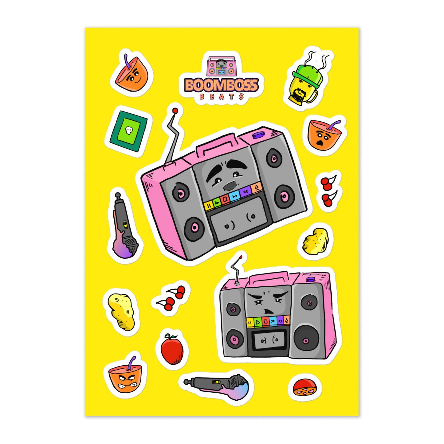 Boomboss Sticker Sheet