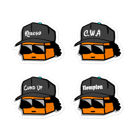 Cheezy-E Hat Stickers